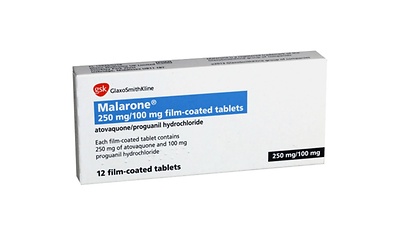 malarone anti malarial tablets at cullen pharmacy in buckie moray